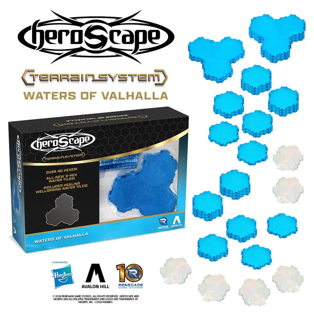 Heroscape Expansion Waters of Valhalla Terrain Angol nyelvű termékfotó