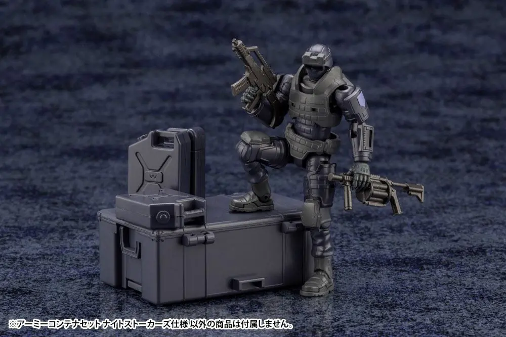 Hexa Gear 1/24 Army Container Set Night Stalkers Ver. Műanyag modell készlet 6 cm termékfotó