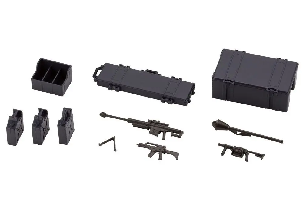 Hexa Gear 1/24 Army Container Set Night Stalkers Ver. Műanyag modell készlet 6 cm termékfotó