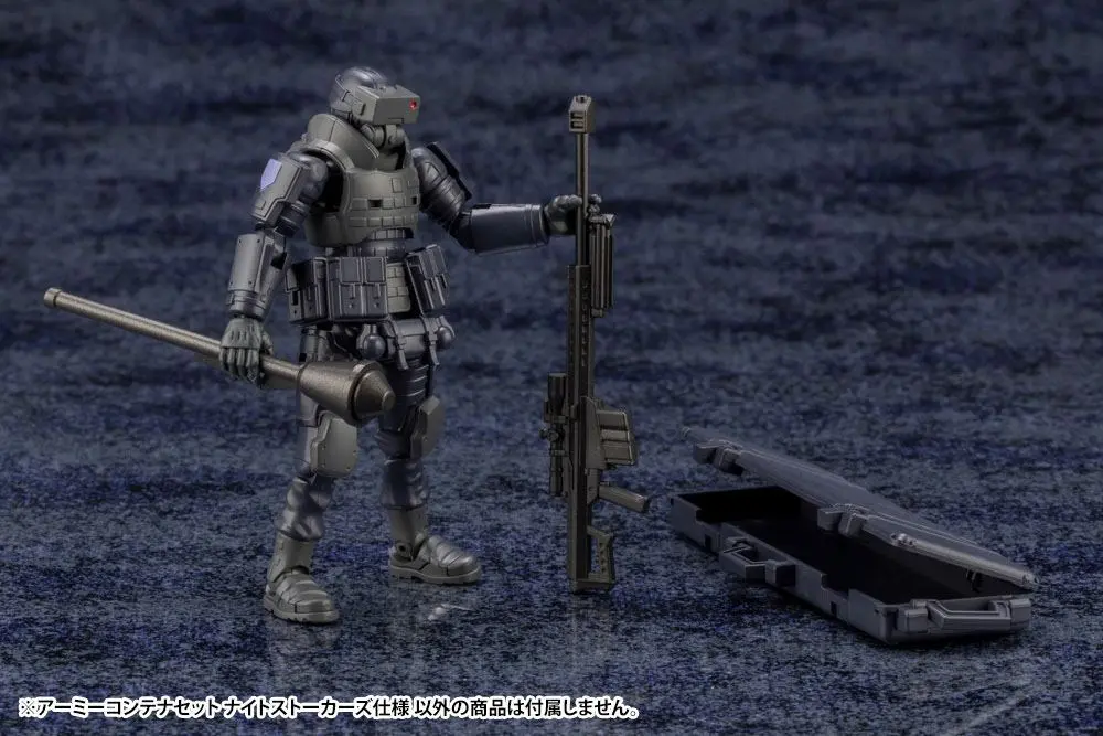 Hexa Gear 1/24 Army Container Set Night Stalkers Ver. Műanyag modell készlet 6 cm termékfotó