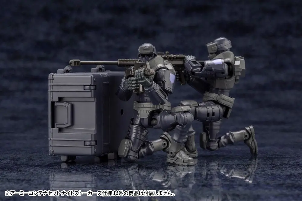 Hexa Gear 1/24 Army Container Set Night Stalkers Ver. Műanyag modell készlet 6 cm termékfotó