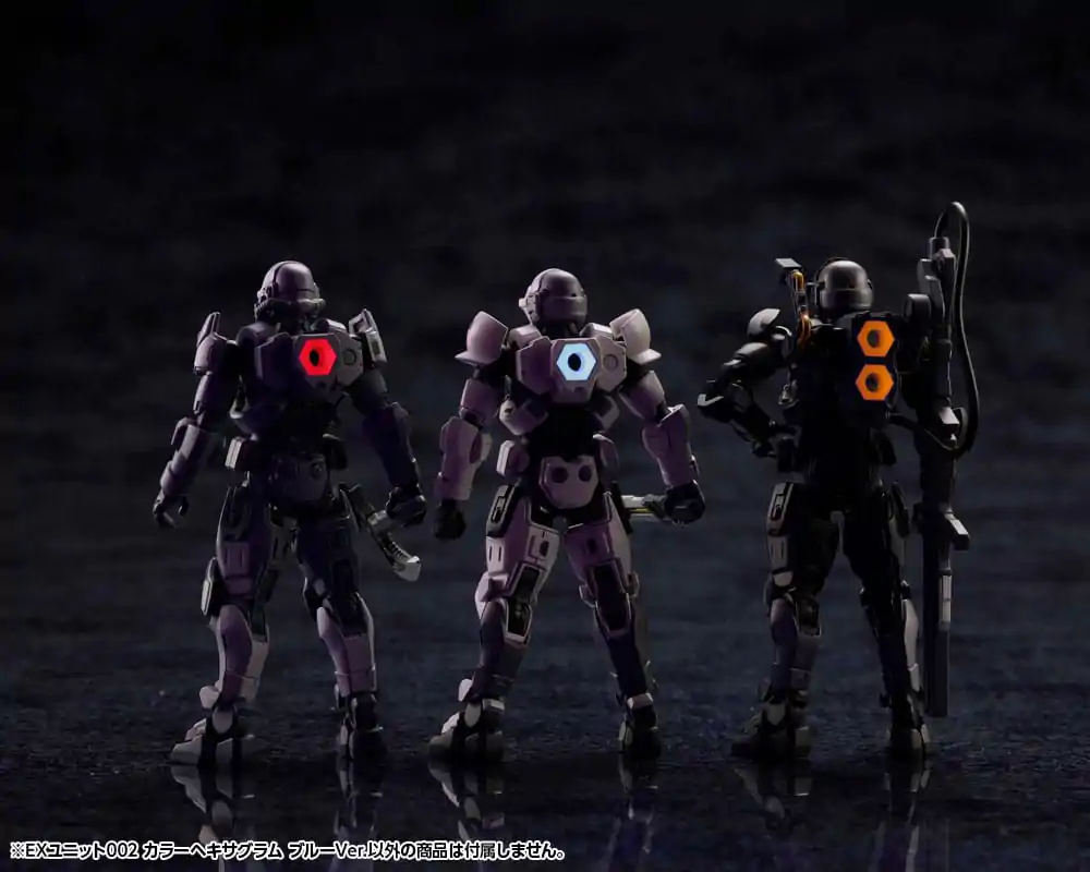 Hexa Gear 1/24 Ex Unit 002 Hexa G-R.A.M Blue Ver. műanyag modell készlet kiegészítő csomag termékfotó