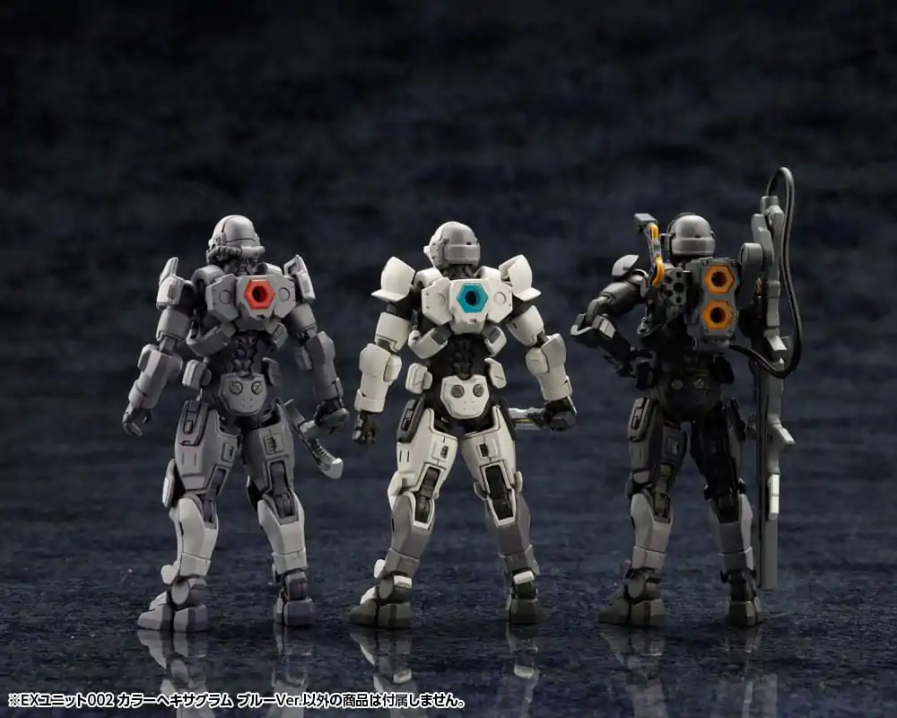 Hexa Gear 1/24 Ex Unit 002 Hexa G-R.A.M Blue Ver. műanyag modell készlet kiegészítő csomag termékfotó