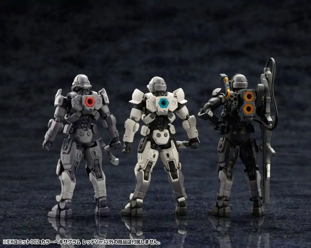 Hexa Gear 1/24 Ex Unit 002 Hexa G-R.A.M Red Ver. műanyag modell készlet kiegészítő csomag termékfotó