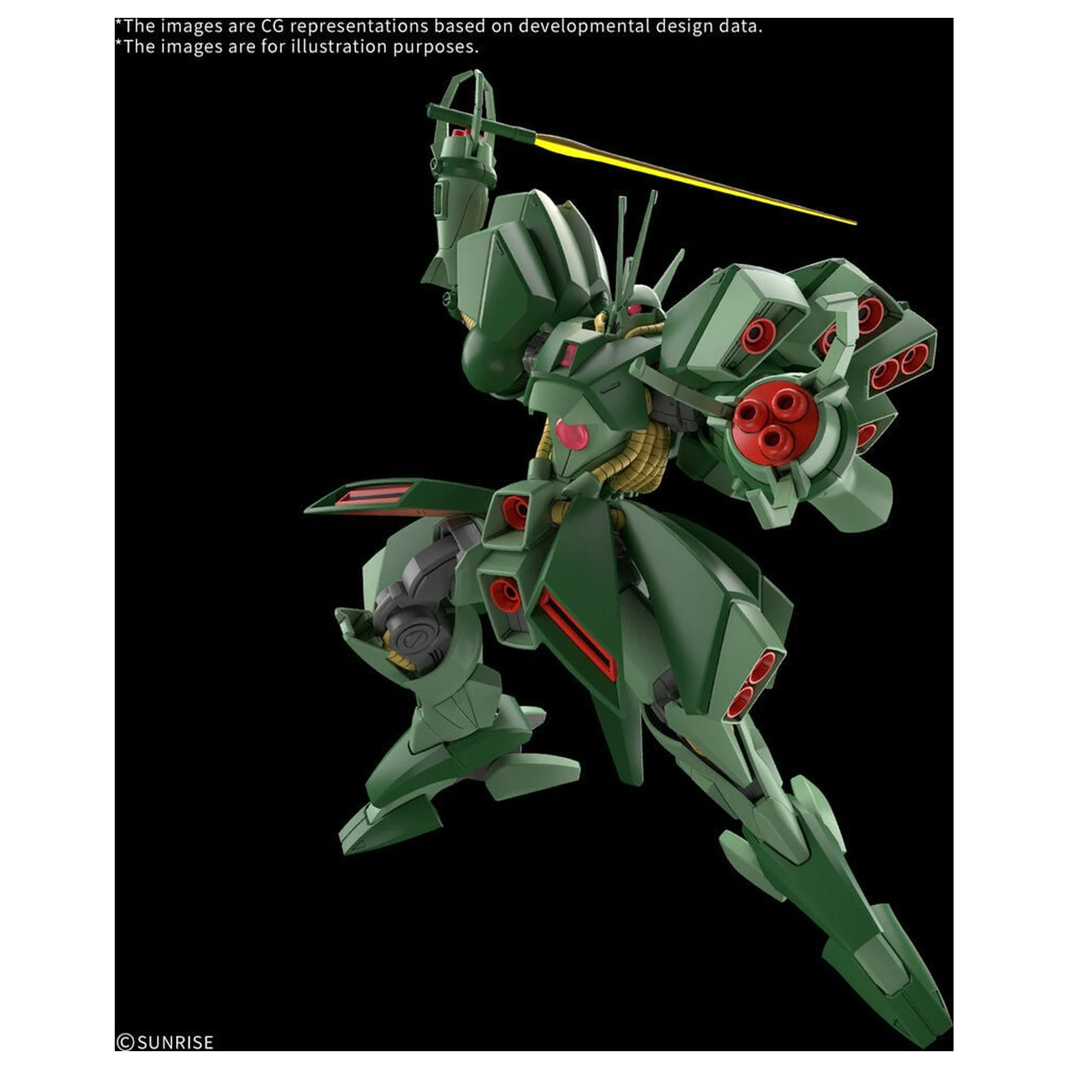 HG 1/144 Hamma-Hamma Mobile Suit Gundam ZZ High Grade modell készlet termékfotó