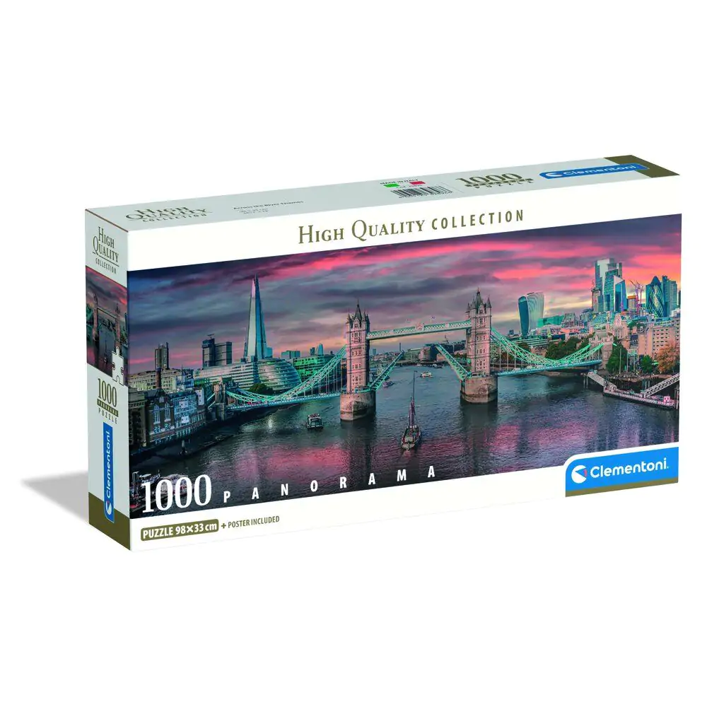 High Quality Across the River Thames Panorama puzzle 1000db-os termékfotó