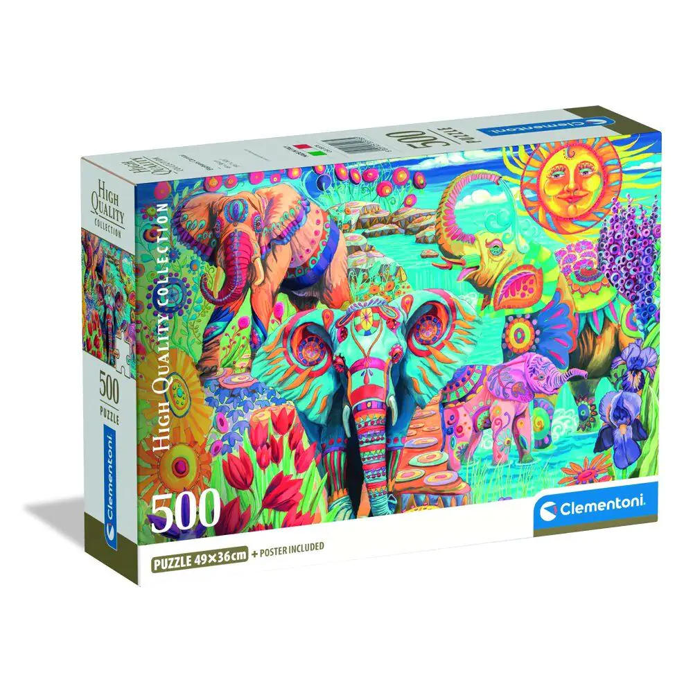 High Quality Elephants’ Carnival puzzle 500db-os termékfotó