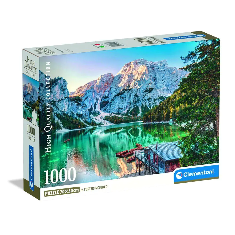 High Quality Emerald Lake Braies puzzle 1000db-os termékfotó