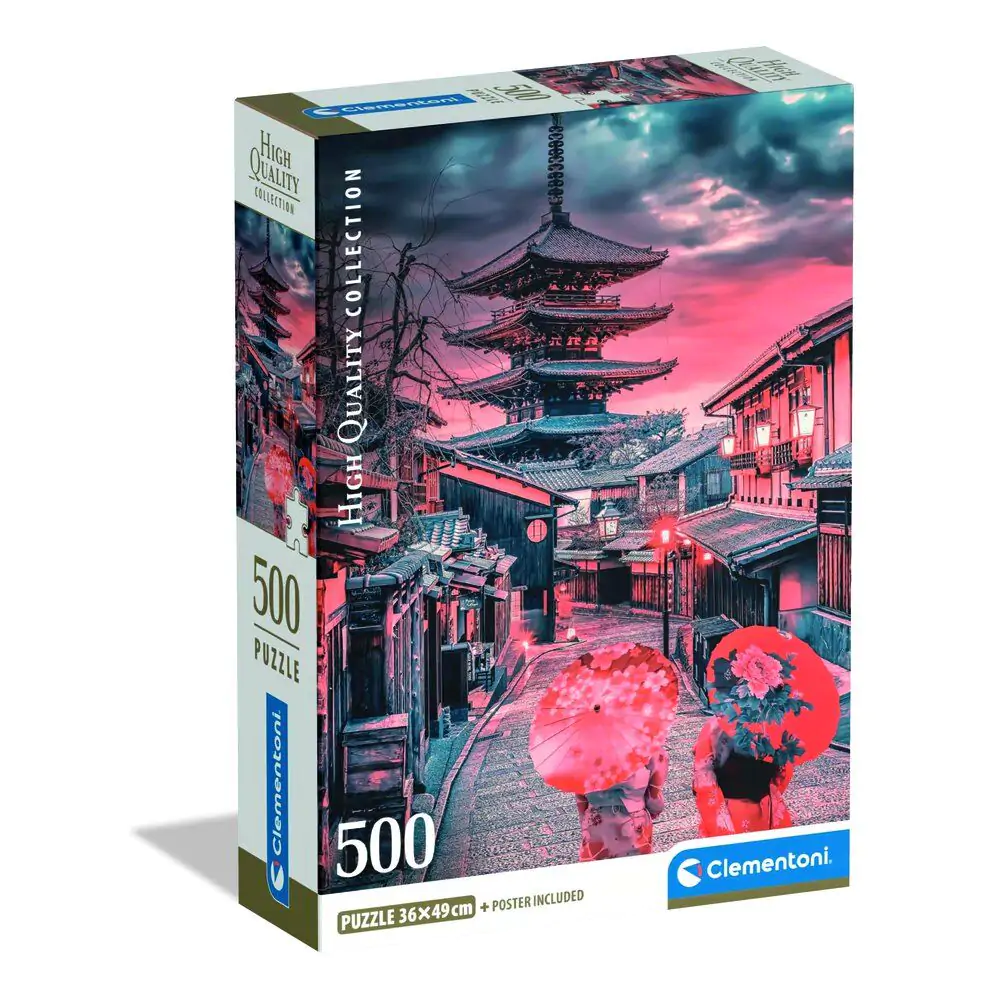 High Quality Evening in Kyoto puzzle 500db-os termékfotó