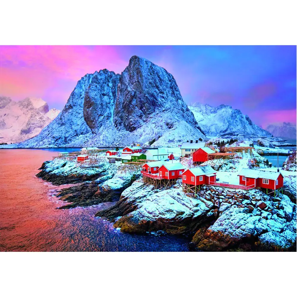 High Quality Hamnoy Village puzzle 500db-os termékfotó