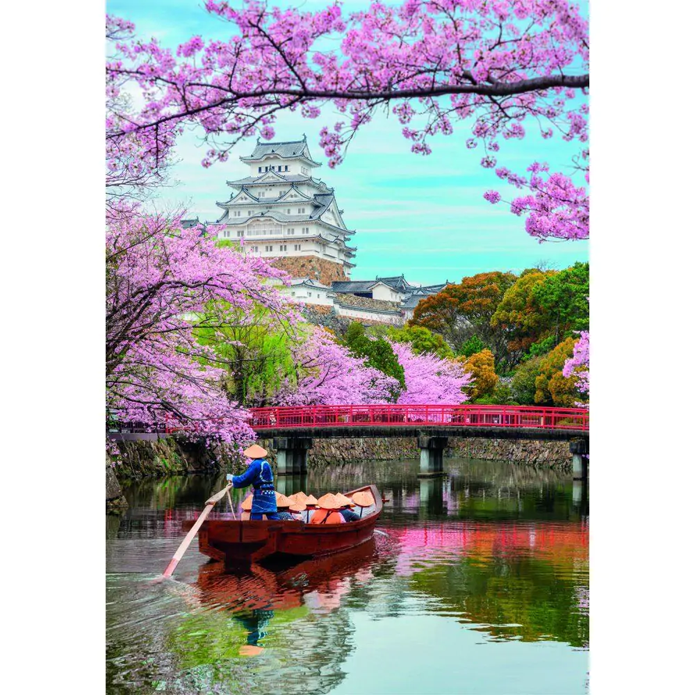 High Quality Himeji Castle in Spring puzzle 1000db-os termékfotó