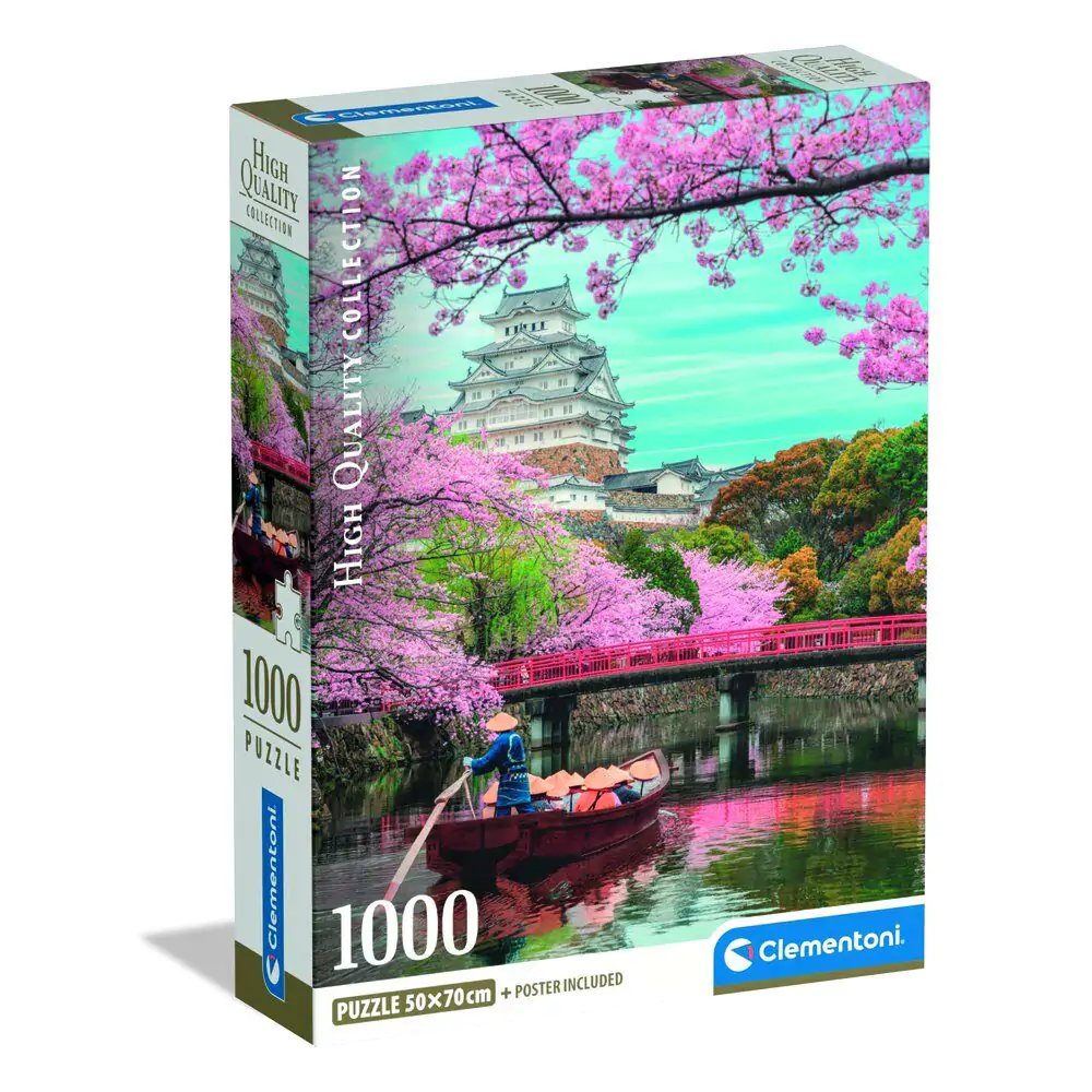 High Quality Himeji Castle in Spring puzzle 1000db-os termékfotó