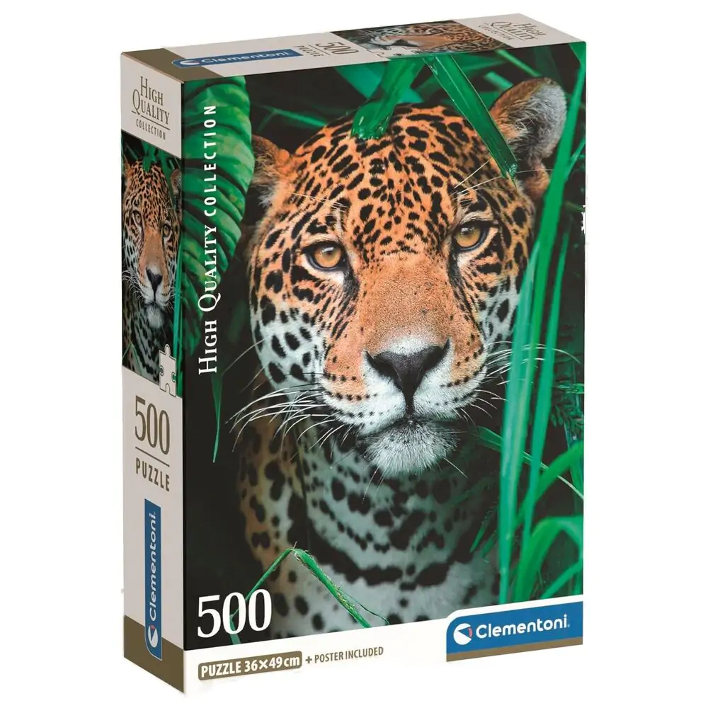 High Quality Jaguar in the Jungle puzzle 500db-os termékfotó