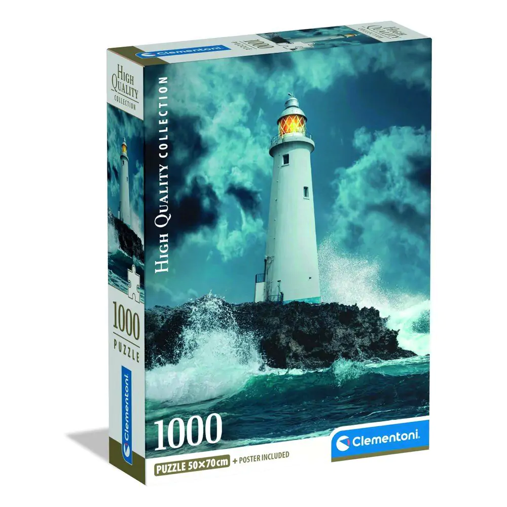 High Quality Lighthouse in the Storm puzzle 1000db-os termékfotó