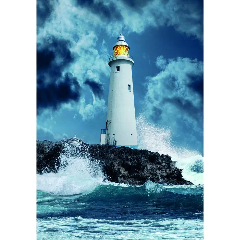 High Quality Lighthouse in the Storm puzzle 1000db-os termékfotó