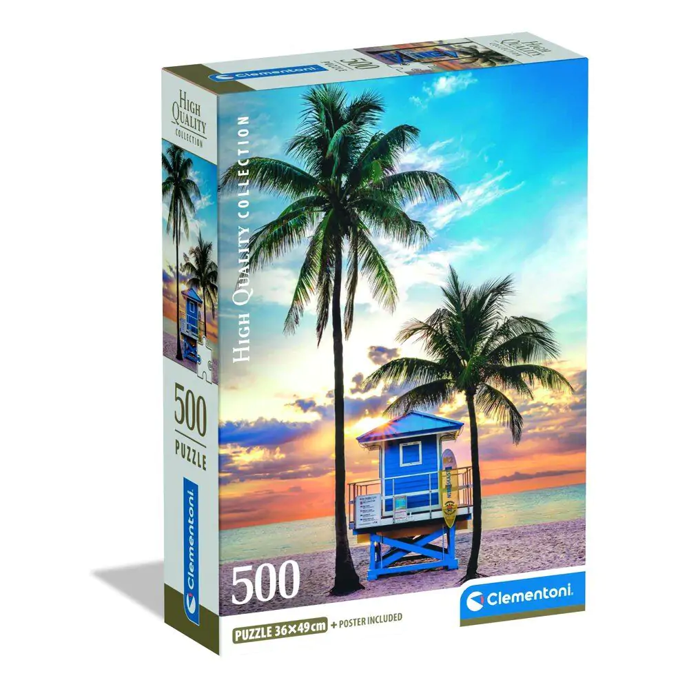 High Quality Miami Beach Florida puzzle 500db-os termékfotó