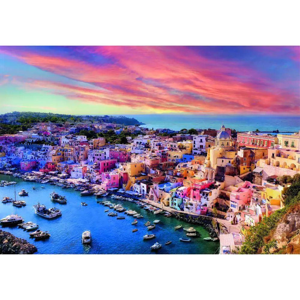 High Quality Picturesque Procida Island puzzle 1500db-os termékfotó