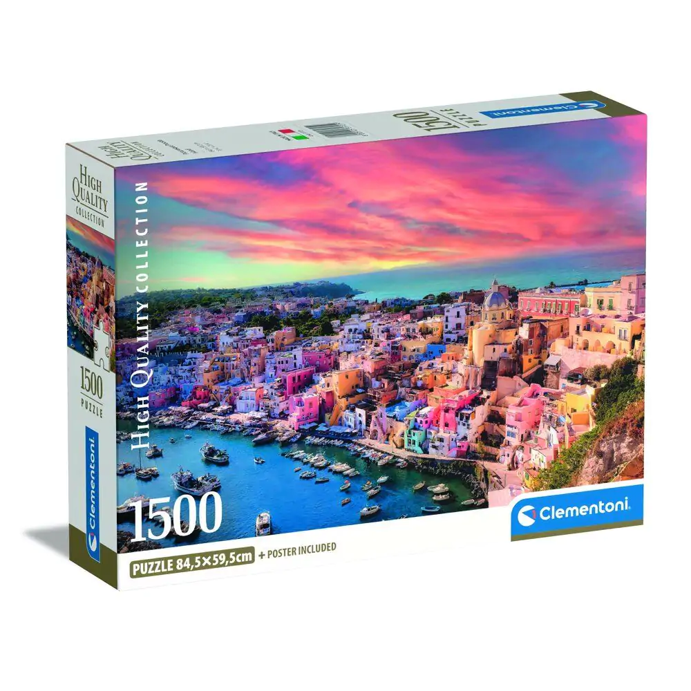 High Quality Picturesque Procida Island puzzle 1500db-os termékfotó