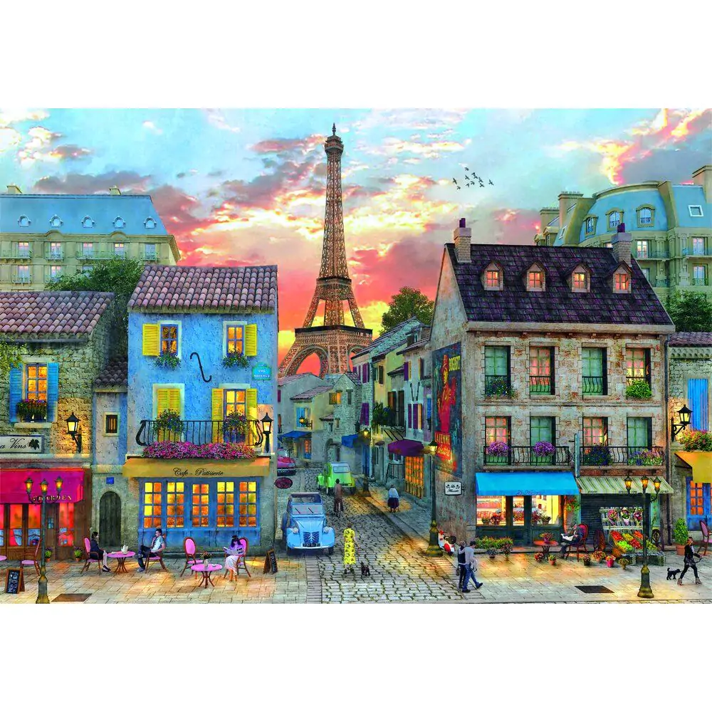 High Quality Streets of Paris puzzle 1000db-os termékfotó