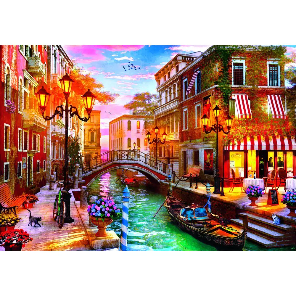 High Quality Sunset Over Venice puzzle 500db-os termékfotó