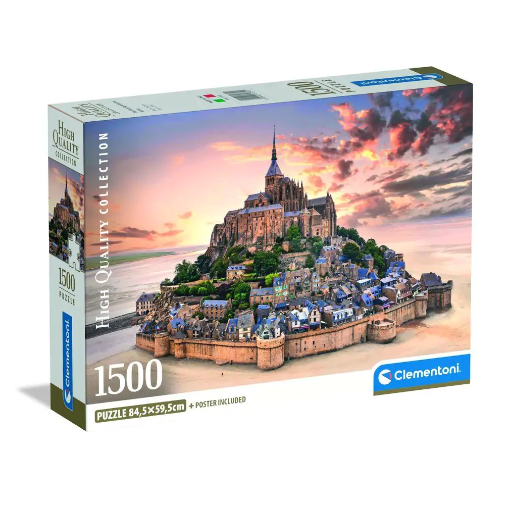 High Quality The Mont Saint-Michel Rising puzzle 1500db-os termékfotó