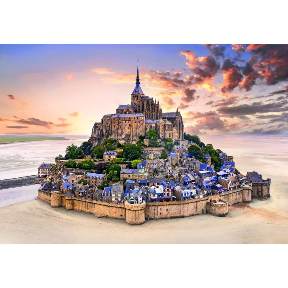 High Quality The Mont Saint-Michel Rising puzzle 1500db-os termékfotó