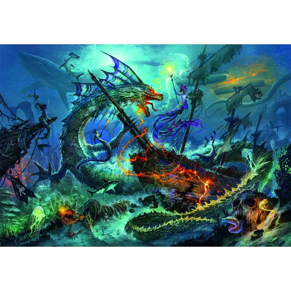 High Quality The Underwater Battle puzzle 3000db-os termékfotó