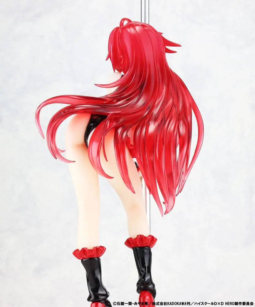 High School DxD Statue 1/7 Rias Gremory Pole Dance Ver. Black Color 20 cm termékfotó