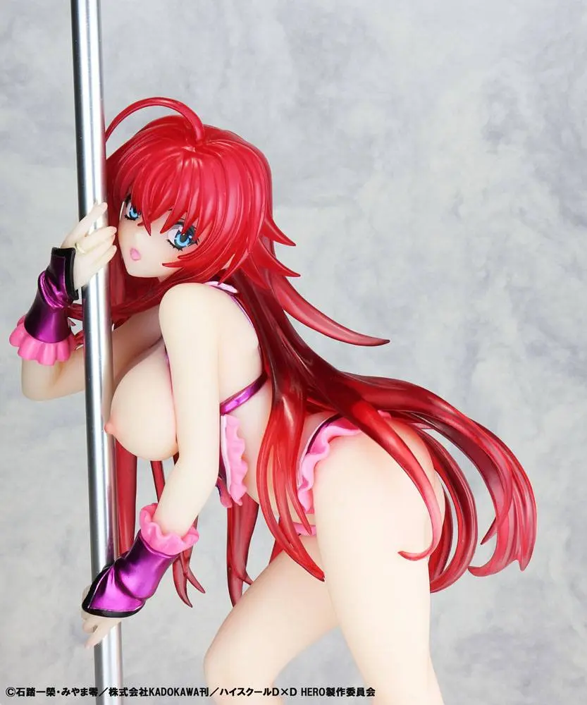 High School DxD Statue 1/7 Rias Gremory Pole Dance Ver. Purple Color 20 cm termékfotó