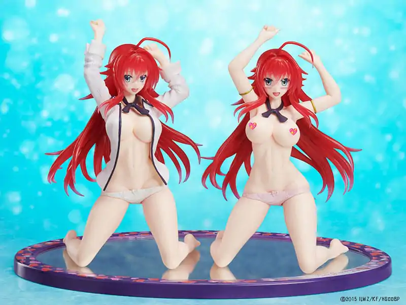 High School DxD BorN 1/10 Rias Gremory Seduction &amp; SUPER Seduction Ver. DX Figure 2 Types Set szobor figura 12 cm termékfotó