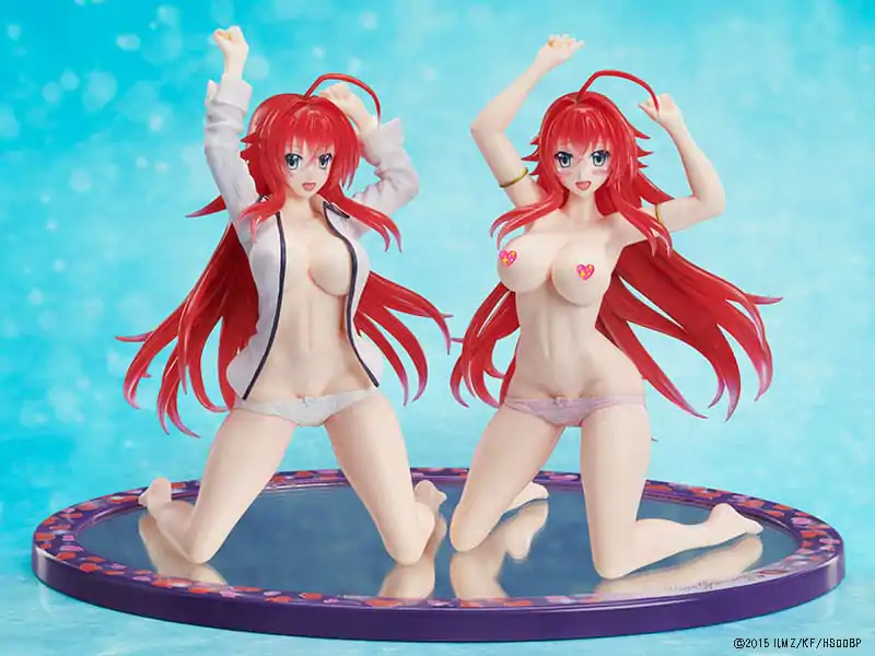 High School DxD BorN 1/10 Rias Gremory Seduction &amp; SUPER Seduction Ver. DX Figure 2 Types Set szobor figura 12 cm termékfotó