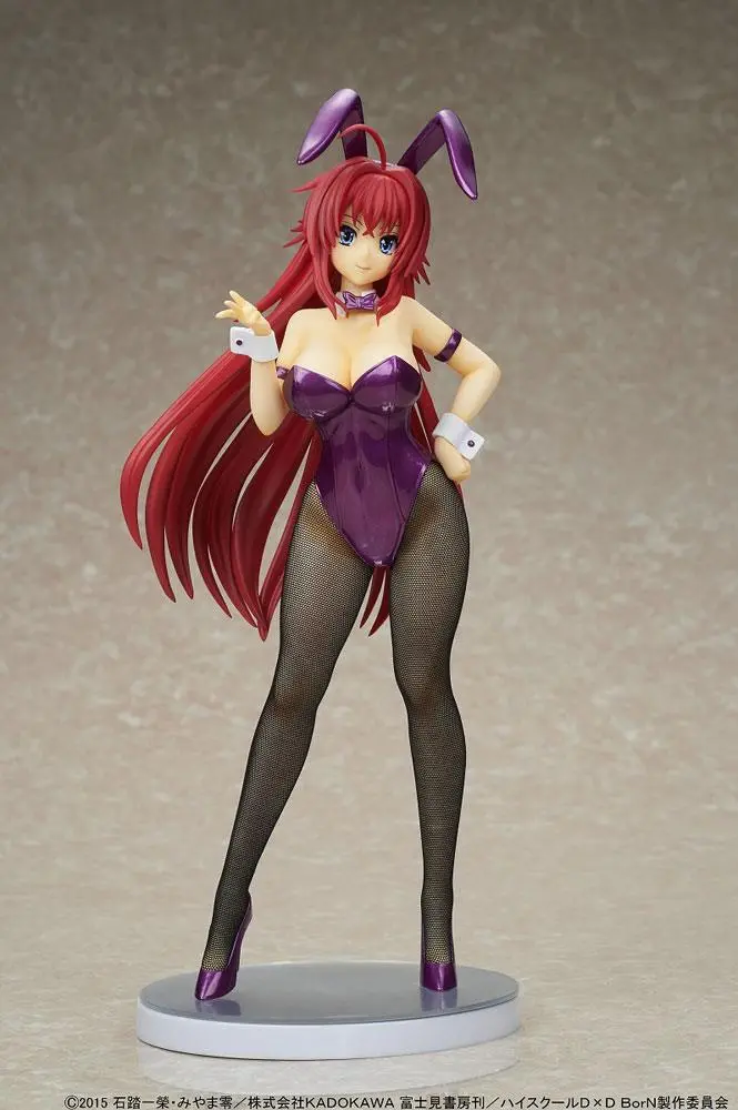High School DxD BorN 1/6 Rias Gremory Purple Bunny Ver. szobor figura 30 cm termékfotó