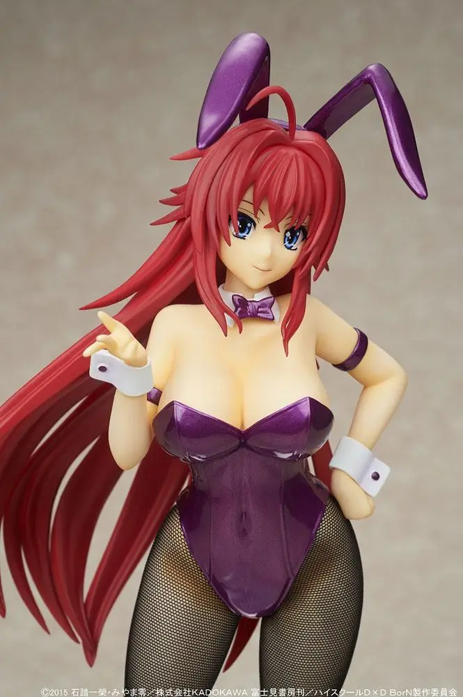 High School DxD BorN 1/6 Rias Gremory Purple Bunny Ver. szobor figura 30 cm termékfotó