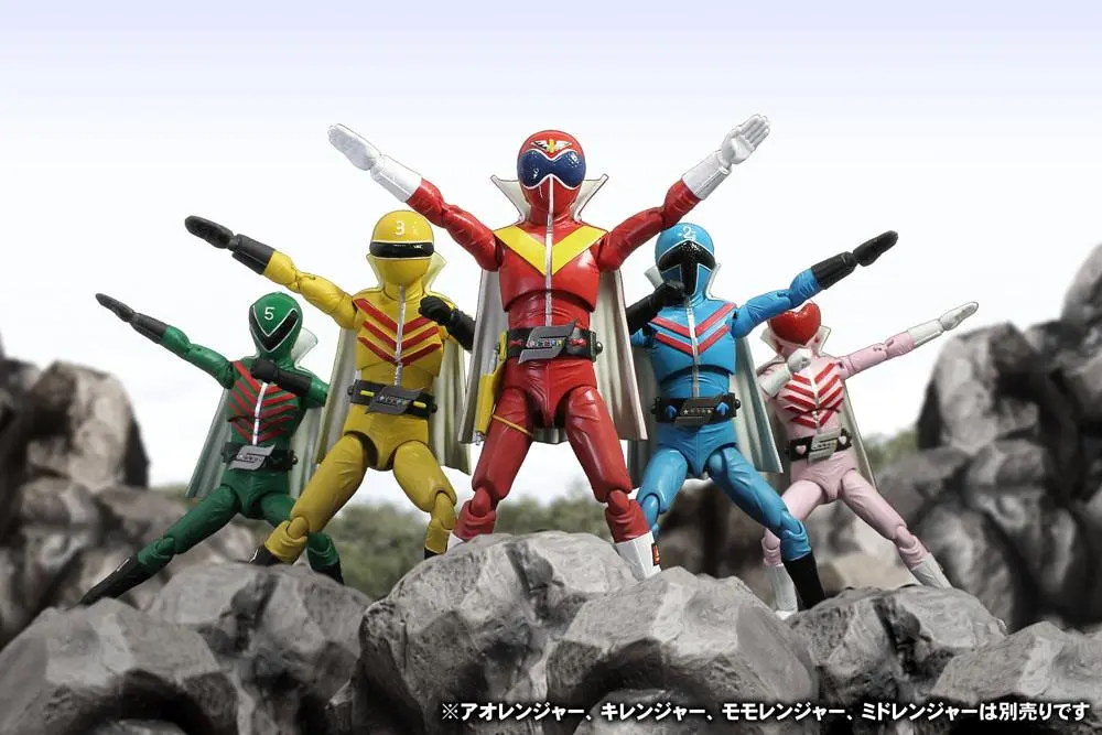 Himitsu Sentai Gorenger Hero Akaranger akciófigura 17 cm termékfotó