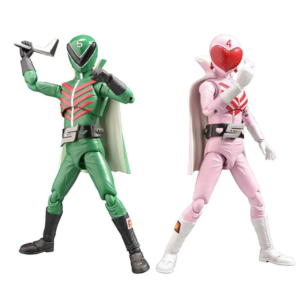 Himitsu Sentai Gorenger Hero Anyaorenger &amp; Midorenger akciófigurák 17 cm termékfotó