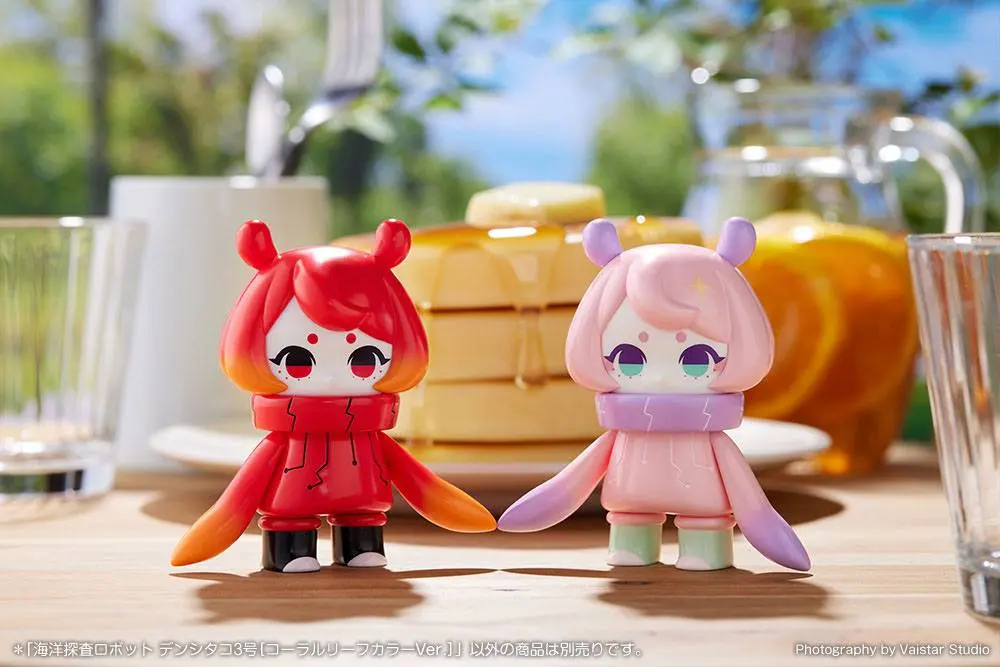 Hinomoto Heavy Industries Ocean Exploration Robot Denshitako No. 3 Coral Reef Color Ver. akciófigura 9 cm termékfotó