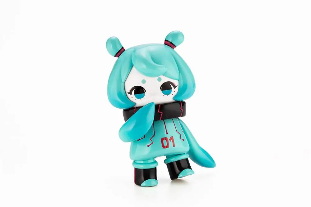 Hinomoto Heavy Industries Action Figure Ocean Exploration Robot Denshitako No. 3 Hatsune Miku Color Ver. 9 cm termékfotó