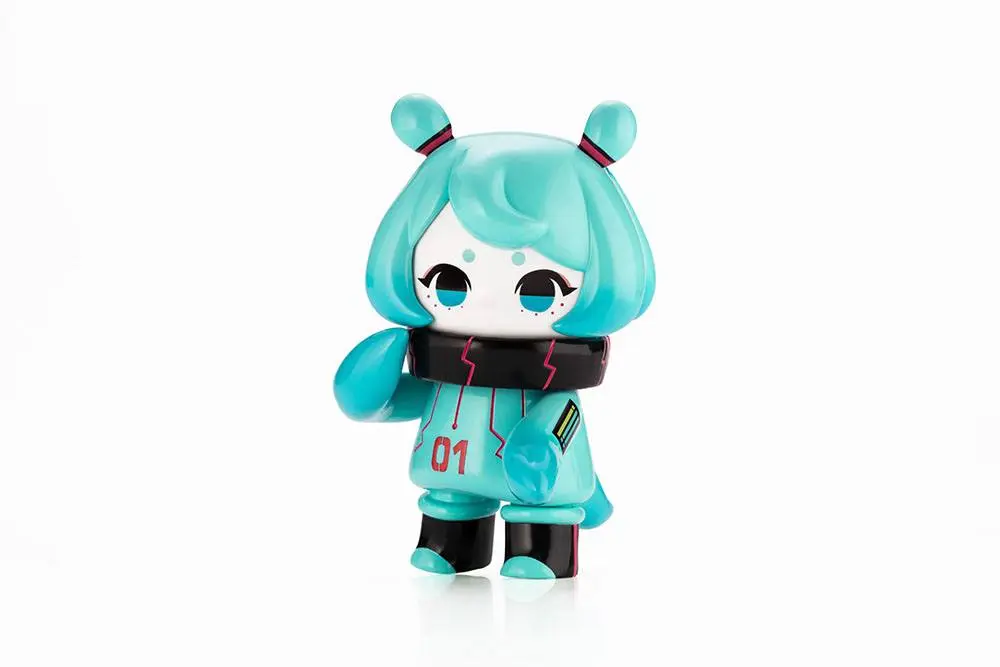 Hinomoto Heavy Industries Action Figure Ocean Exploration Robot Denshitako No. 3 Hatsune Miku Color Ver. 9 cm termékfotó