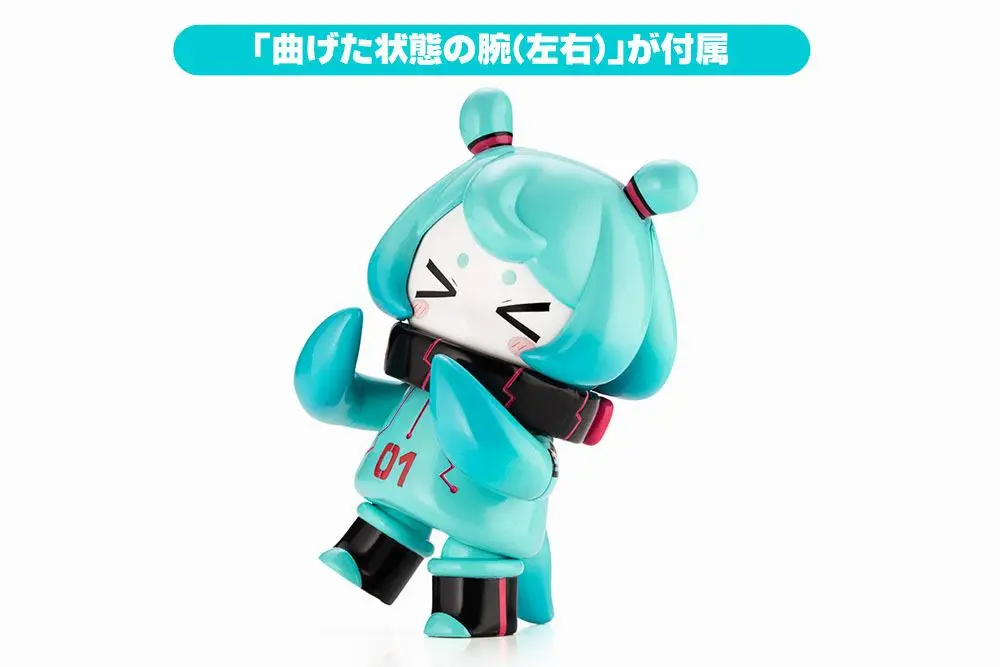 Hinomoto Heavy Industries Action Figure Ocean Exploration Robot Denshitako No. 3 Hatsune Miku Color Ver. 9 cm termékfotó