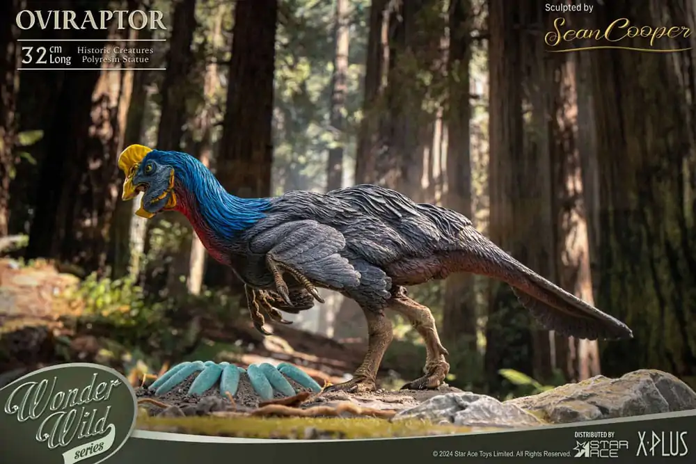 Historic Creatures The Wonder Wild Series Oviraptor szobor figura 32 cm termékfotó