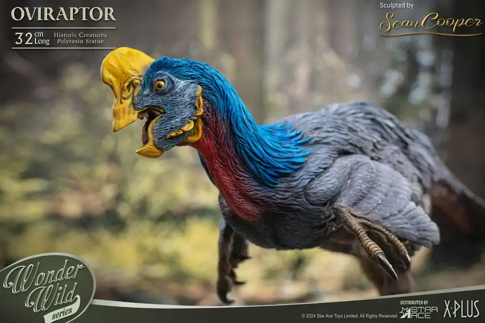 Historic Creatures The Wonder Wild Series Oviraptor szobor figura 32 cm termékfotó