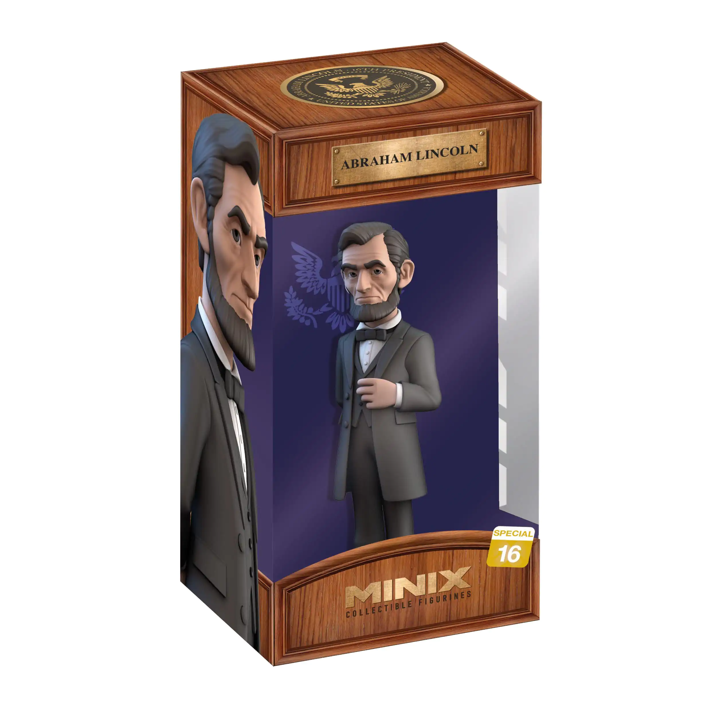 Historical Figures Minix figura Abraham Lincoln 16th President of the United States 12 cm termékfotó