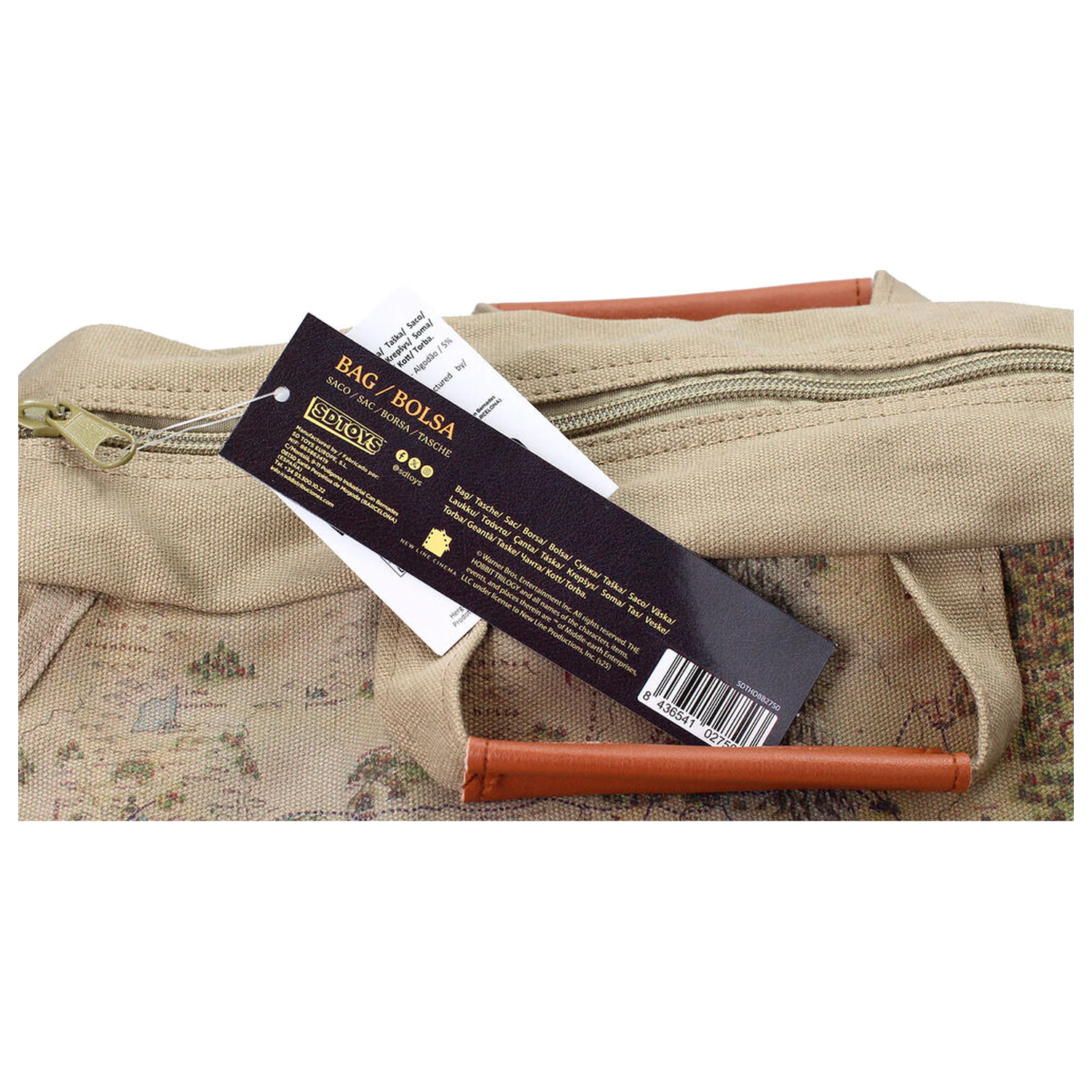 Hobbit Map fabric válltáska termékfotó