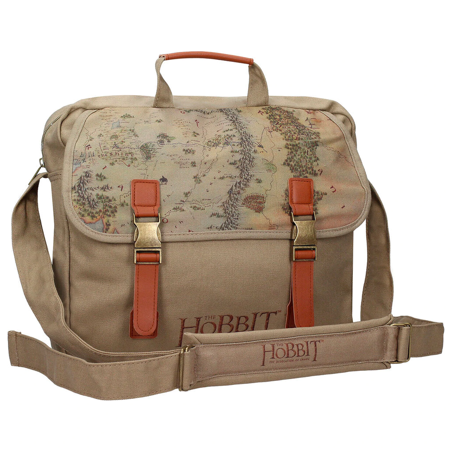 Hobbit Map fabric válltáska termékfotó