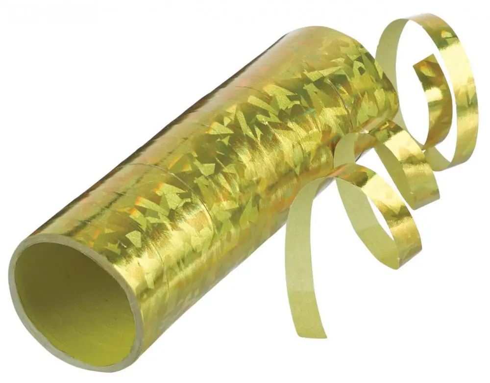 Holographic Gold szerpentin 4 m termékfotó