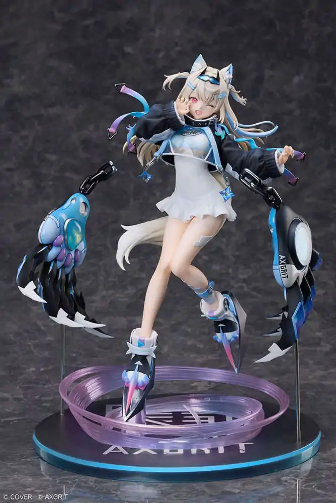 Hololive Production 1/7 Advent Fuwawa Abyssgard AXGRIT Ver. Deluxe Edition PVC szobor figura 27 cm termékfotó