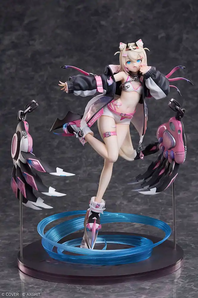 Hololive Production 1/7 Advent Mococo Abyssgard AXGRIT Ver. Deluxe Edition PVC szobor figura 27 cm termékfotó