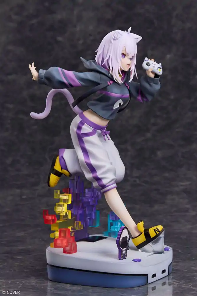 Hololive Production 1/7 Nekomata Okayu We Are Gamers Ver. PVC szobor figura 23 cm termékfotó