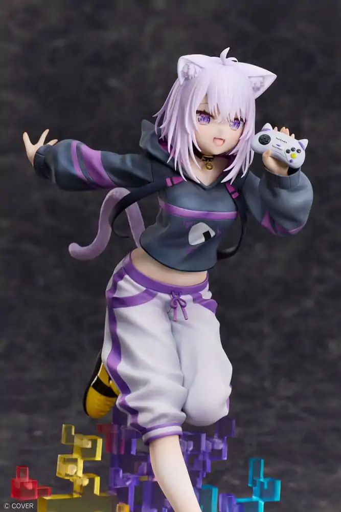Hololive Production 1/7 Nekomata Okayu We Are Gamers Ver. PVC szobor figura 23 cm termékfotó