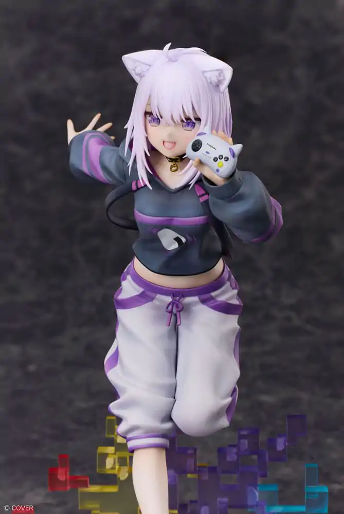 Hololive Production 1/7 Nekomata Okayu We Are Gamers Ver. PVC szobor figura 23 cm termékfotó